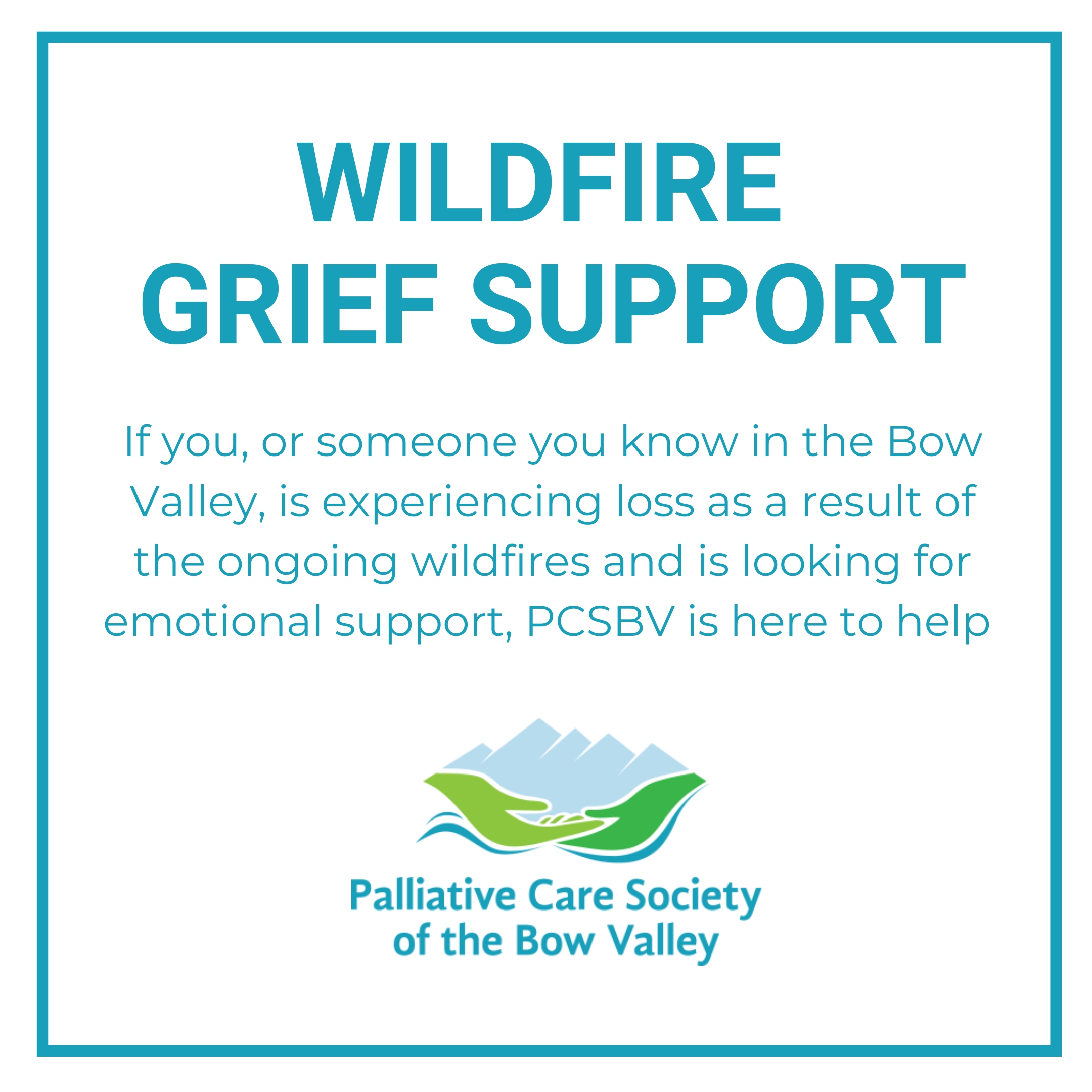 Wildfire Grief Support Post