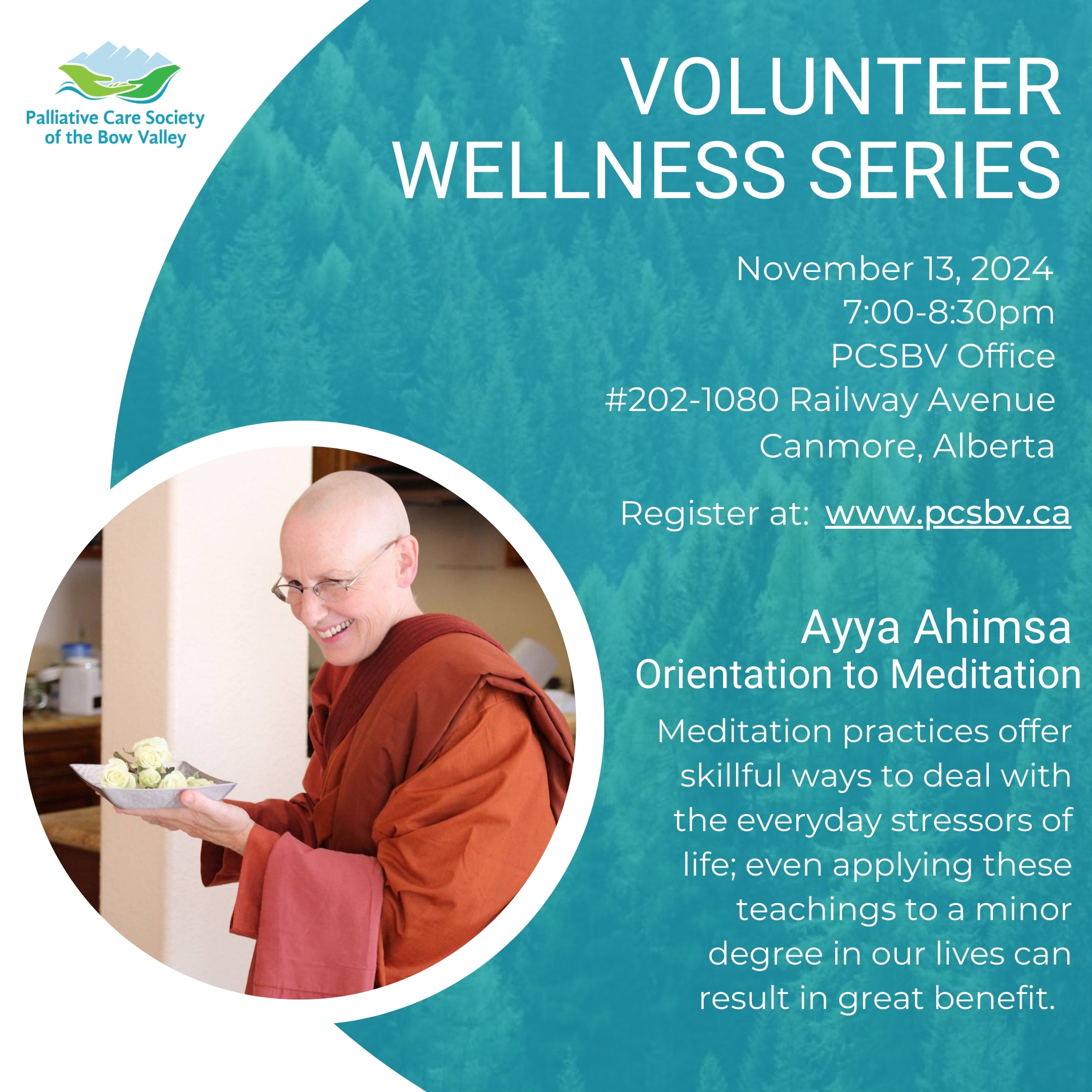 2024 11 November Volunteer Wellness Series Promo Image